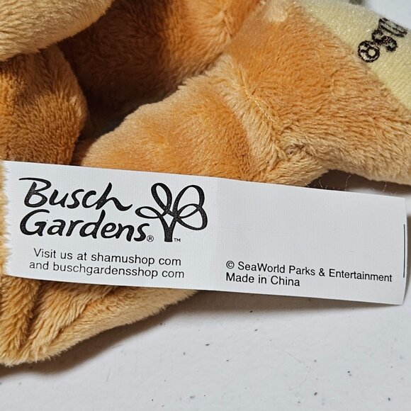 Busch Gardens Baby Doll Lion Costume 10 Inch Plush Stuffed Animal Toy Green Eyes - Picture 3 of 6